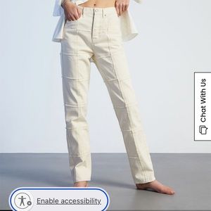 pacsun frayed dad jeans :)